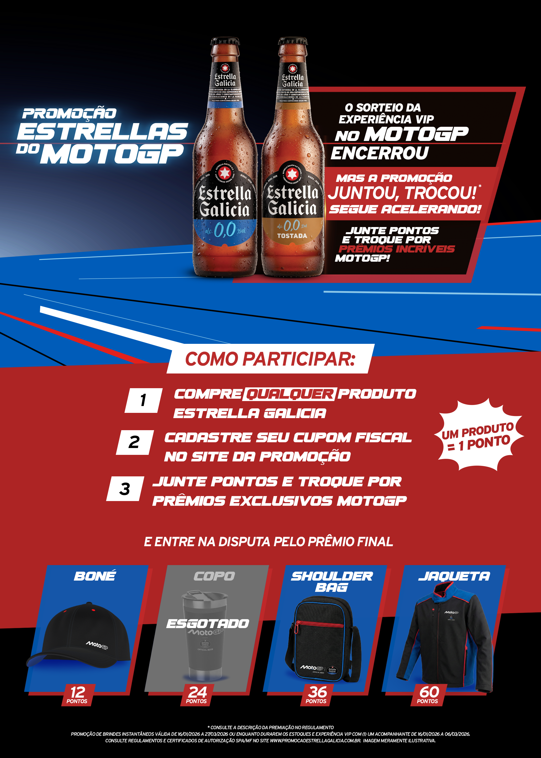 Estrella Galicia MotoGP Banner Promoção
